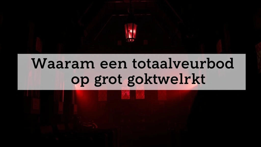 Waarom een totaalverbod op gokreclame niet werkt