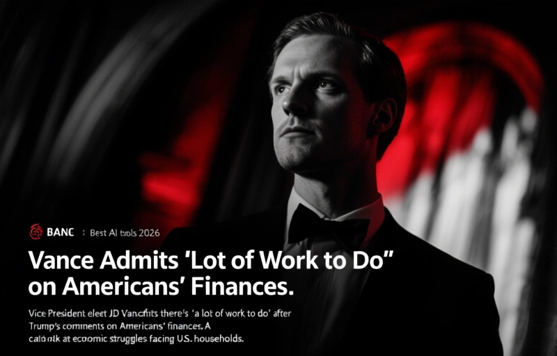 Vance Admits 'Lot of Work to Do' on Americans' Finances