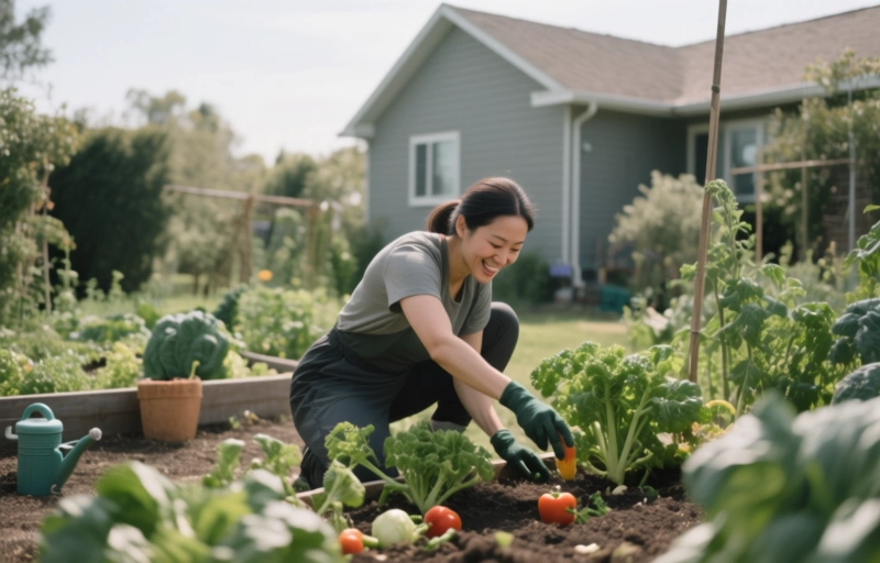 How a Home Vegetable Garden Boosts Your Fitness and Health