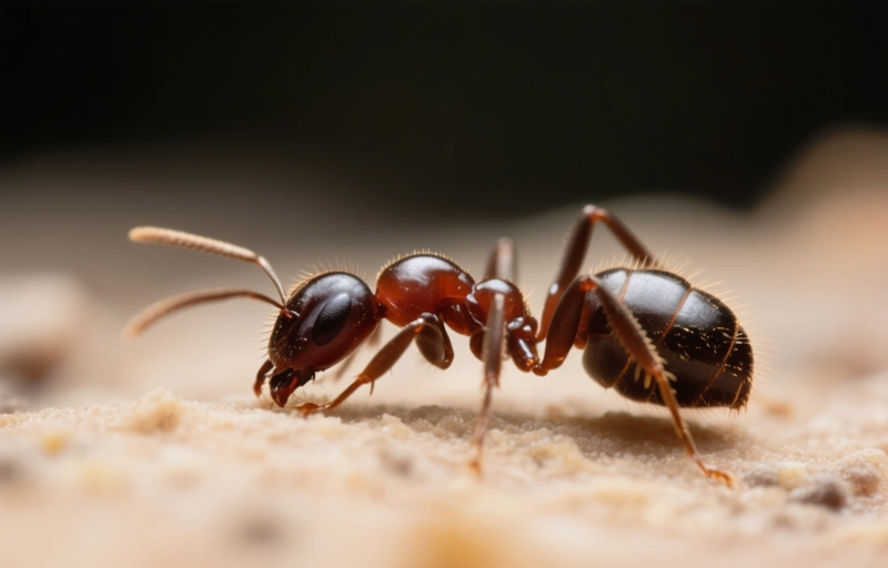 Visual representation of Anaphylactic Shock from Ant Larvae