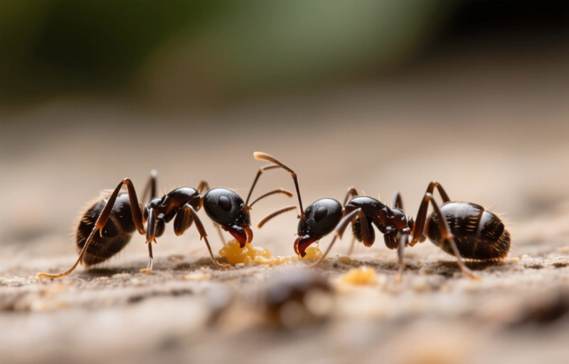 Visual representation of Anaphylactic Shock from Ant Larvae