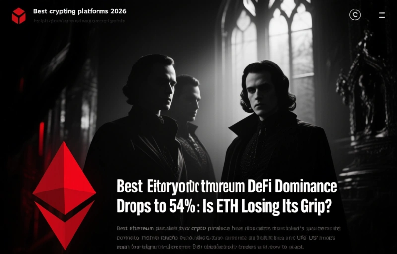 Ethereum DeFi Dominance Drops to 54%: Is ETH Losing Its Grip?