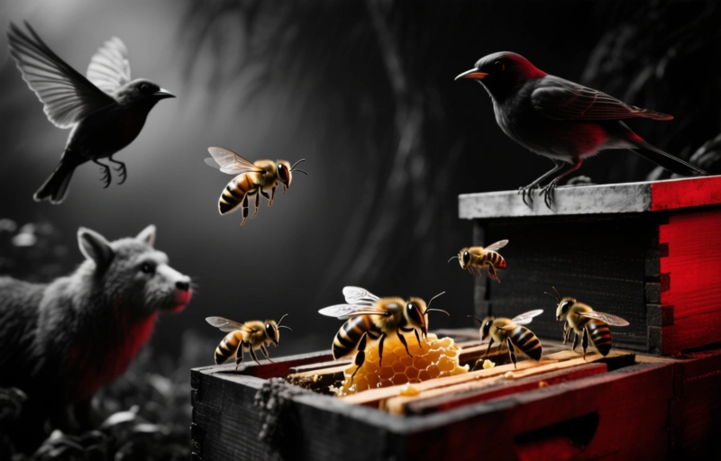 Bees as Lifelines: How They Feed and Move Other Animals