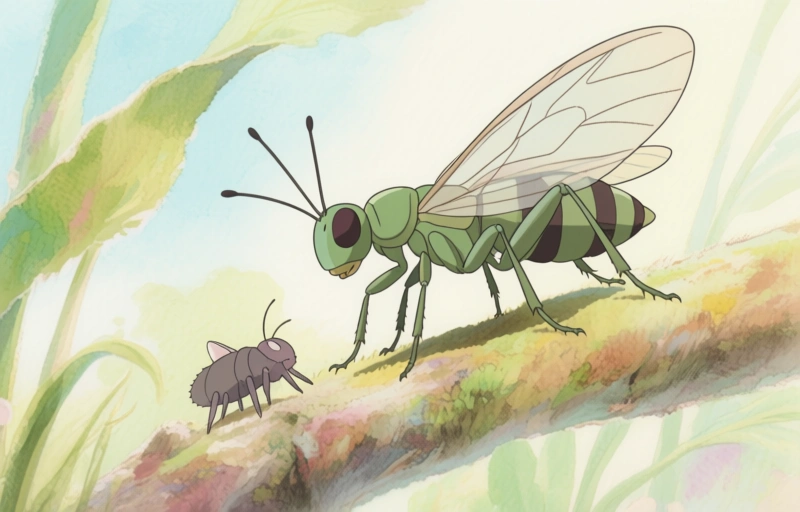 Visuele weergave van Insecten als superhelden bij Stad & Natuur op de Kemphaan