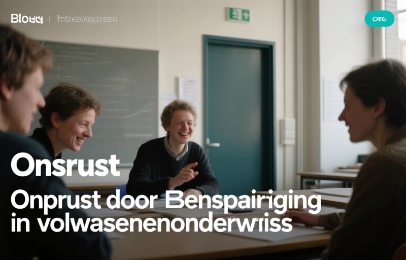Onrust door besparingen in volwassenenonderwijs