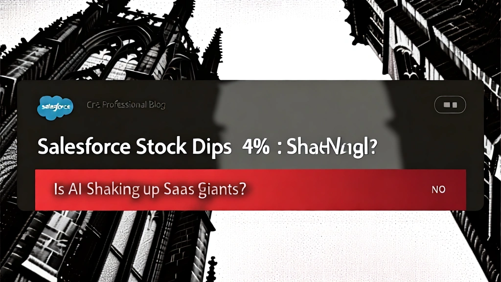 Salesforce Stock Dips 4%: Is AI Shaking Up SaaS Giants?