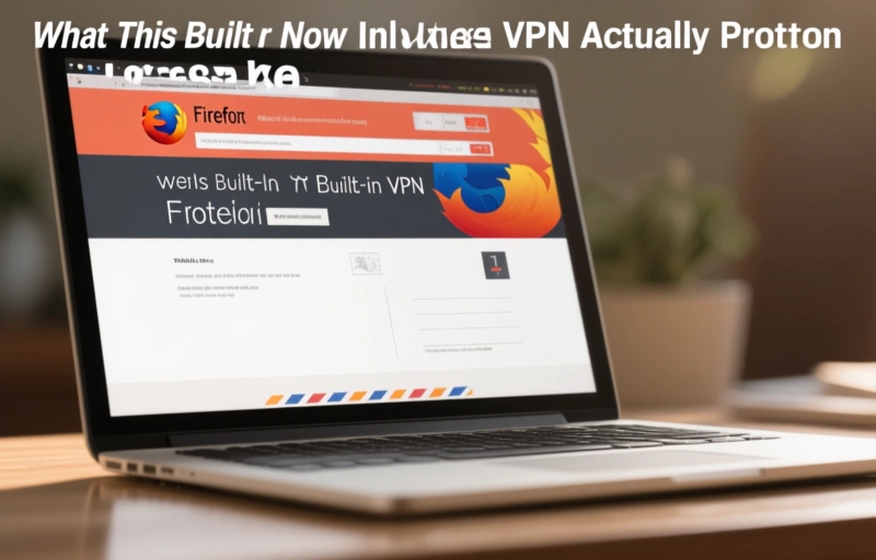 Visual representation of Firefox Now Includes Free Built-In VPN Protection