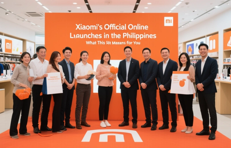 Visual representation of Xiaomi's Official Online Store Launches in the Philippines