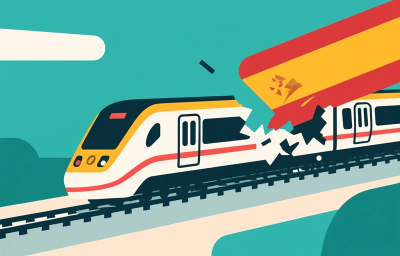Scheur in spoor waarschijnlijke oorzaak Spaanse treinramp