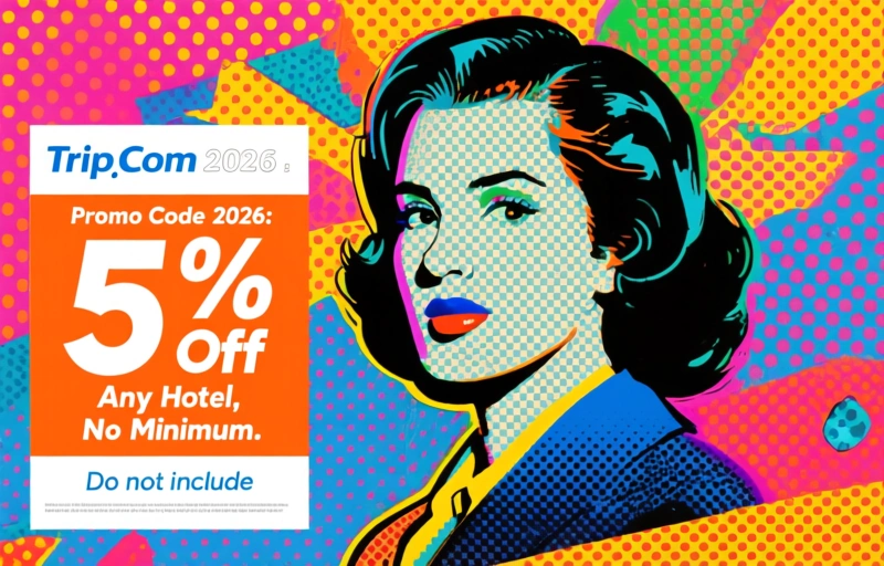 Trip.com Promo Code 2026: 5% Off Any Hotel, No Minimum