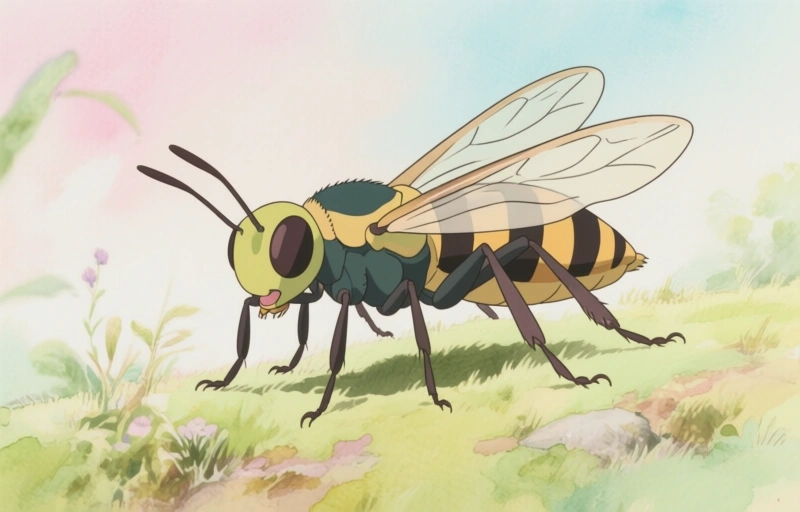 Visuele weergave van Insecten als superhelden op de Kemphaan in Almere