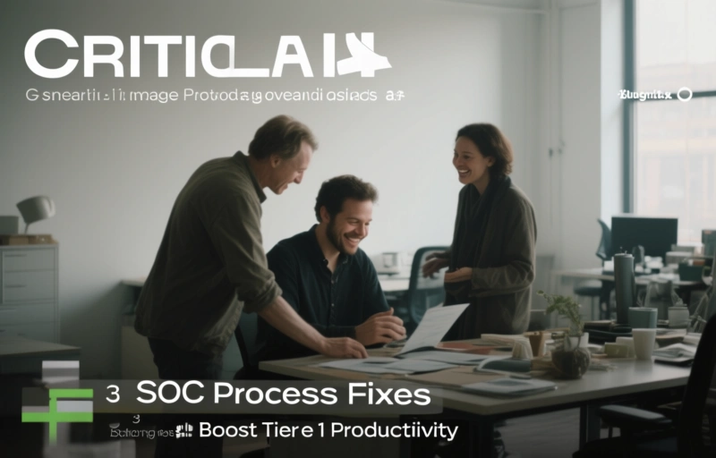3 SOC Process Fixes to Boost Tier 1 Productivity