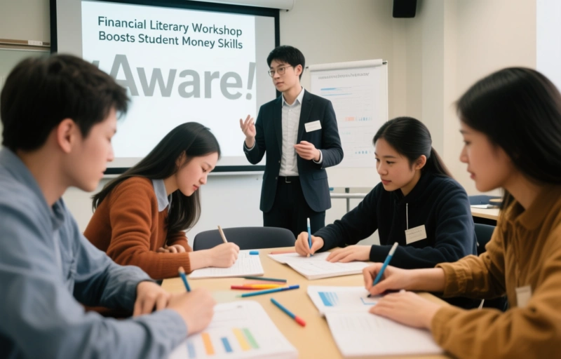Visual representation of Financial Literacy Workshop Boosts Student Money Skills
