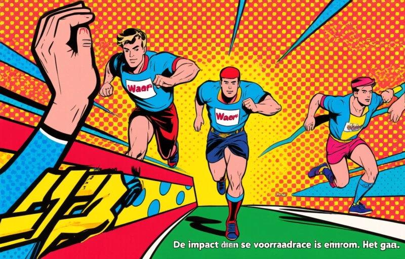 Visuele weergave van Wereldwijde voorraadrace versnelt door spanningen Iran