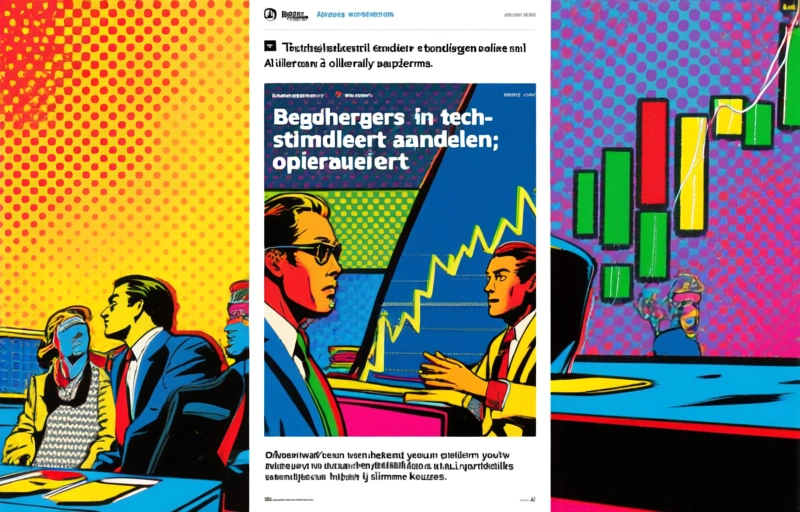 Techherstel stimuleert aandelen; olierally pauzeert