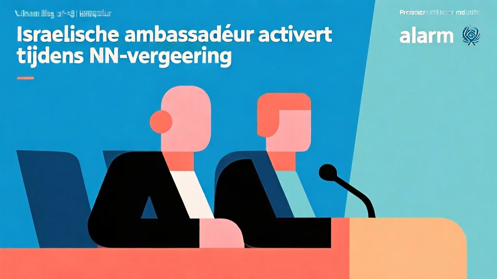 Israëlische ambassadeur activeert alarm tijdens VN-vergadering