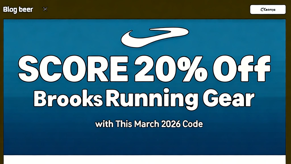 Score 20% Off Brooks Running Gear with This March 2026 Code