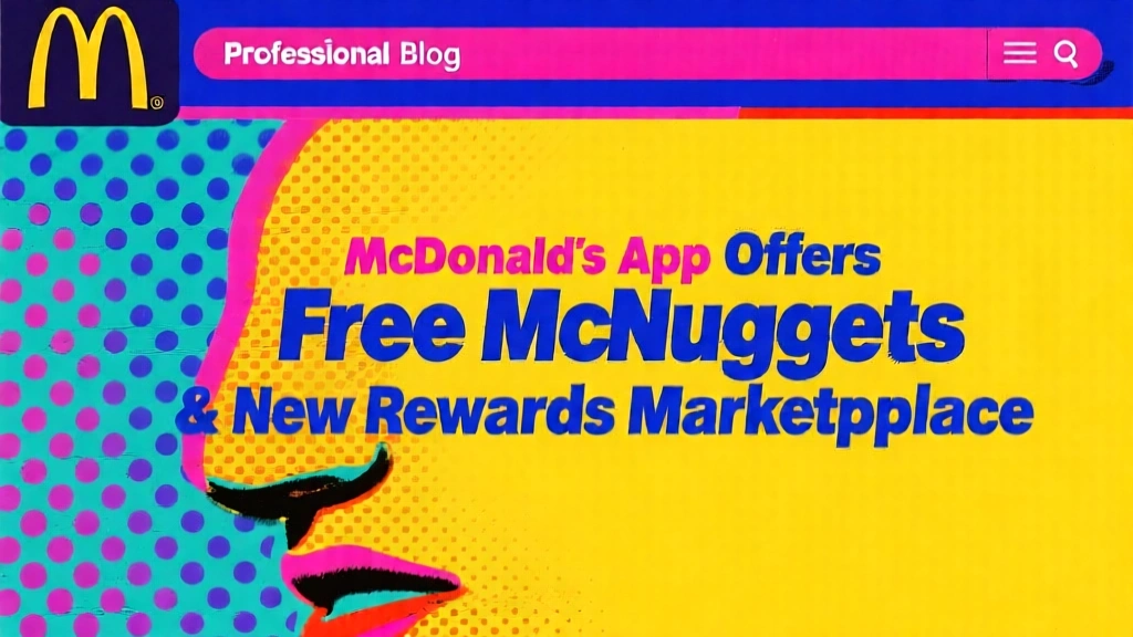 McDonald's App Offers Free McNuggets & New Rewards Marketplace