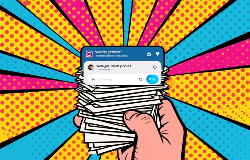 Visuele weergave van Instagram Instants