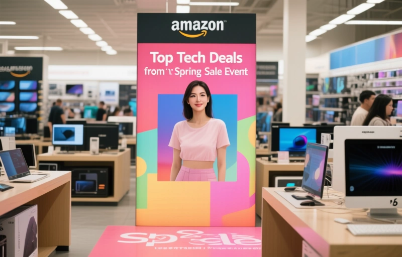 Visual representation of Top Tech Deals from Amazon's Spring Sale Event