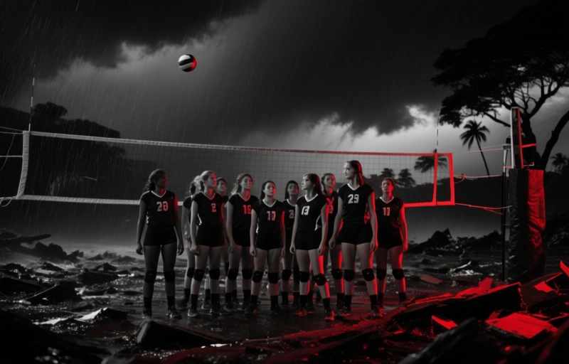 Konawaena Volleyball Team Perseveres Through Storm Damage