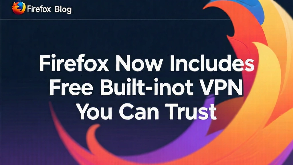 Firefox Now Includes Free Built-In VPN You Can Trust