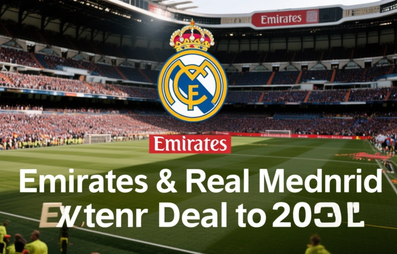 Visual representation of Emirates & Real Madrid Extend Deal to 2031