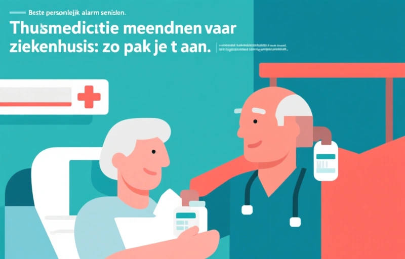 Thuismedicatie meenemen naar ziekenhuis: zo pak je het aan