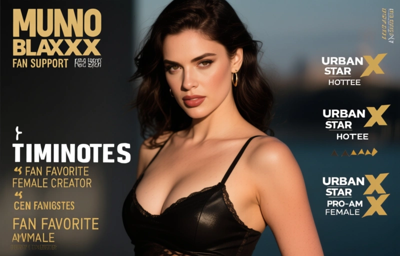 Visual representation of Munro Blaxxx Seeks Fan Support for 2026 Adult Industry Awards