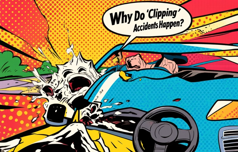 Visual representation of Car Flips After Clipping Another Vehicle in Bournemouth