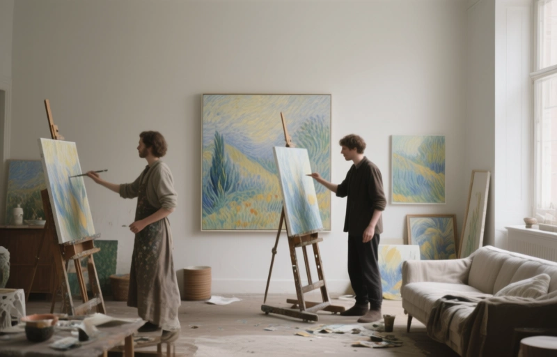 When Art and Interior Design Collide: A Neo-Impressionist Tale