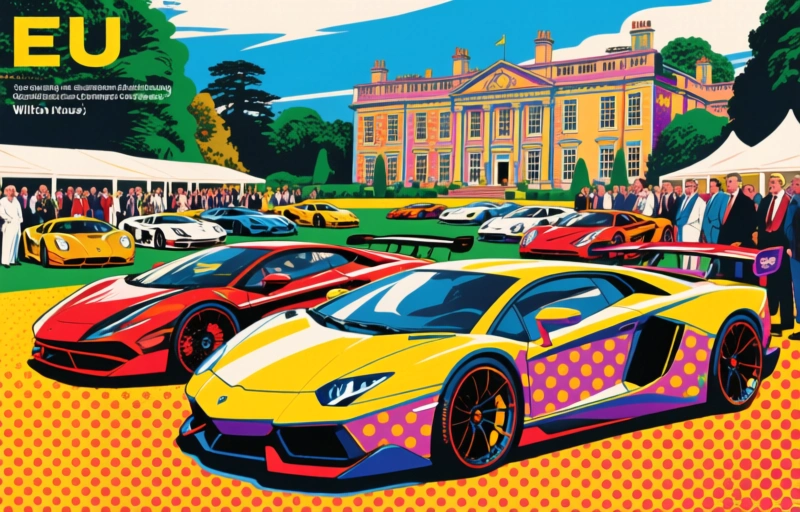 Supercars and Racing Icons Converge at Wilton House