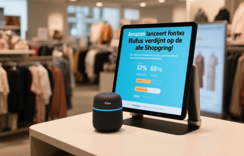 Visuele weergave van Amazon lanceert Alexa for Shopping