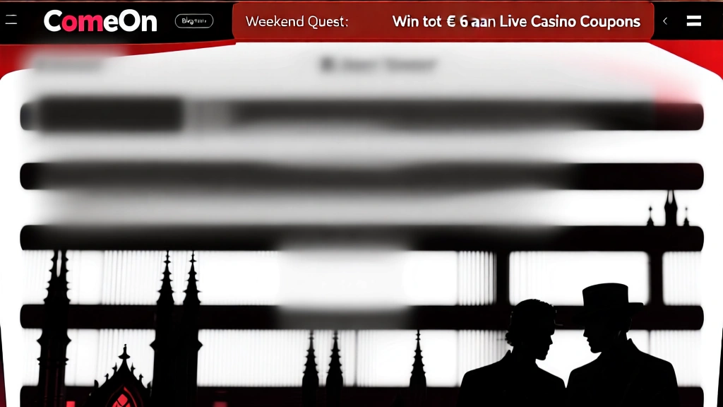 ComeOn Weekend Quest: Win tot € 6 aan Live Casino Coupons