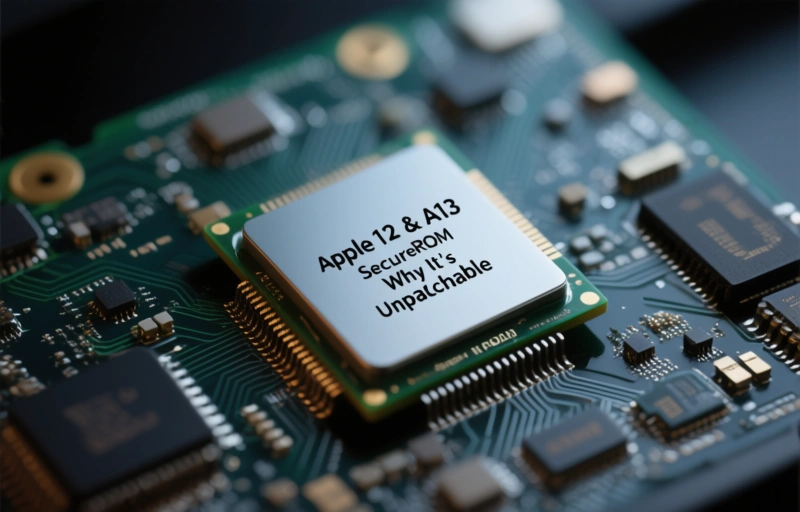 Visual representation of Apple A12 & A13 SecureROM Hack
