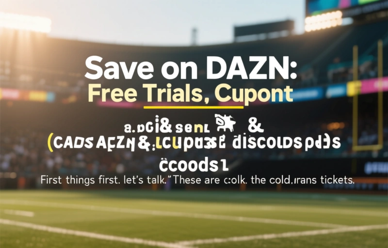 Visual representation of Save on DAZN