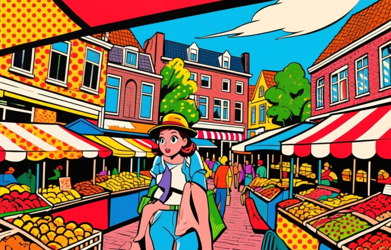 Visuele weergave van Gratis Fantasia Disneymarkt in Vught