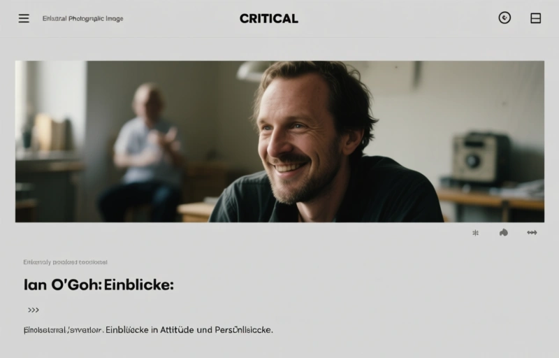 Ian O'Goh: Einblicke in Attitüde und Persönlichkeit