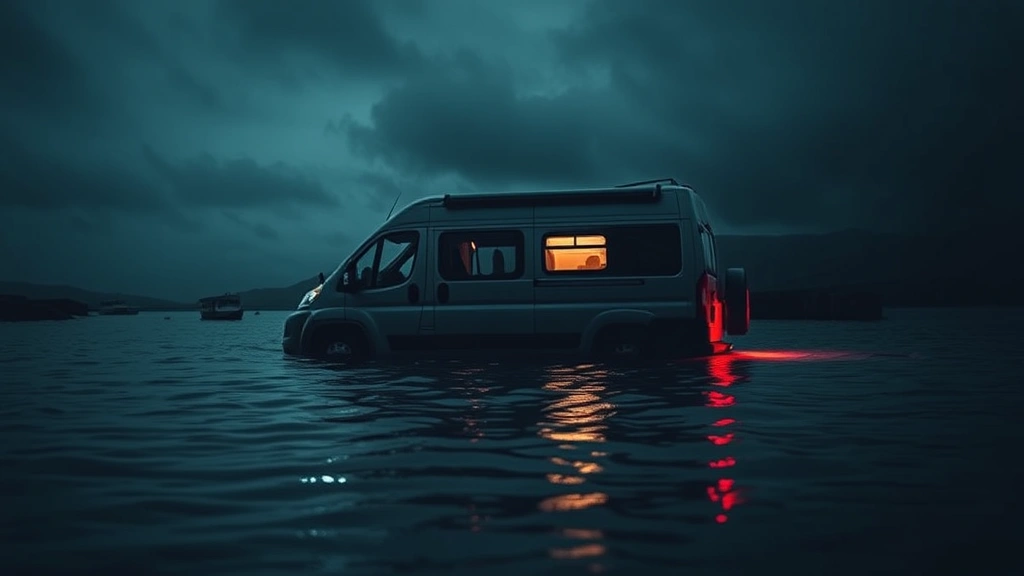Isle of Skye Campervan Plunges into Water