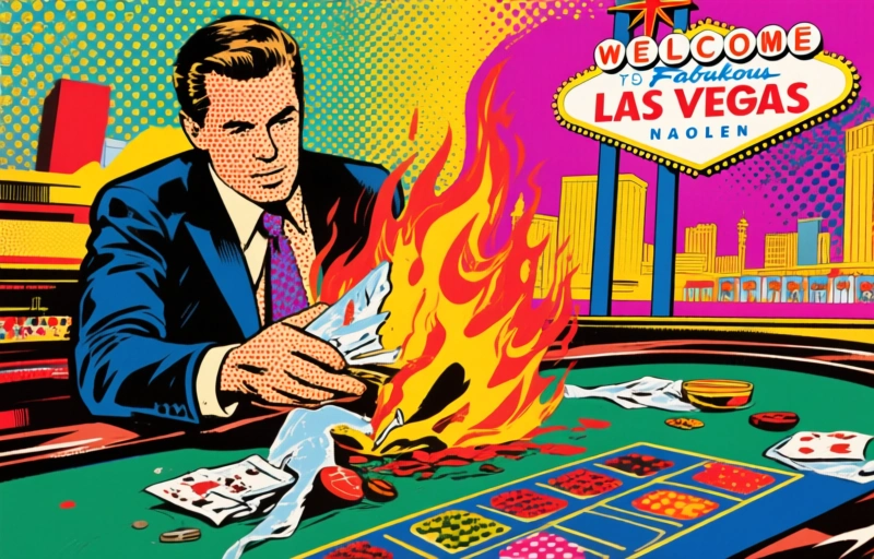Flamingovarkaus Las Vegasin kasinolla – mies oikeuteen