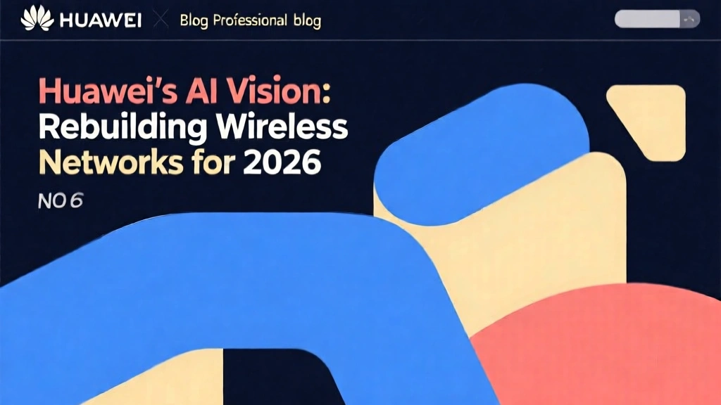Huawei's AI Vision: Rebuilding Wireless Networks for 2026