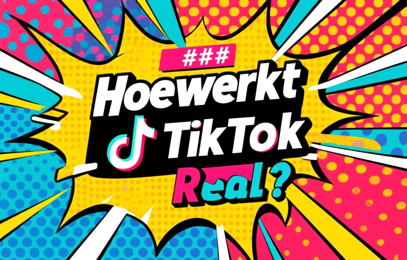 Visuele weergave van TikTok start actie tegen namaakproducten