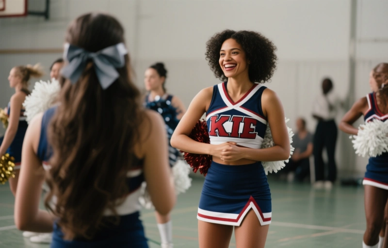 Cheerleader Kait: Tabu und Mainstream in der Elle
