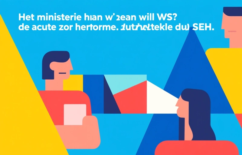 Visuele weergave van SEH-artsen voelen zich buitenspel gezet bij hervorming acute zorg