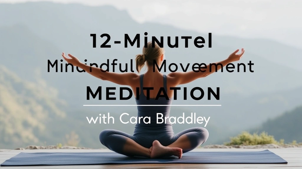 12-Minute Mindful Movement Meditation with Cara Bradley