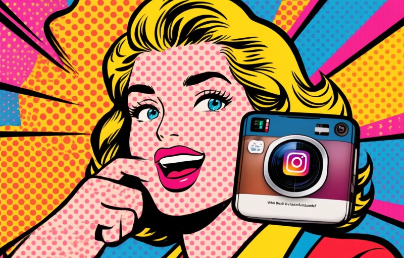 Visuele weergave van Instagram Instants