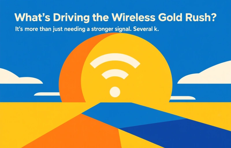 Visual representation of 80% of IT Leaders Boost Wireless Spending