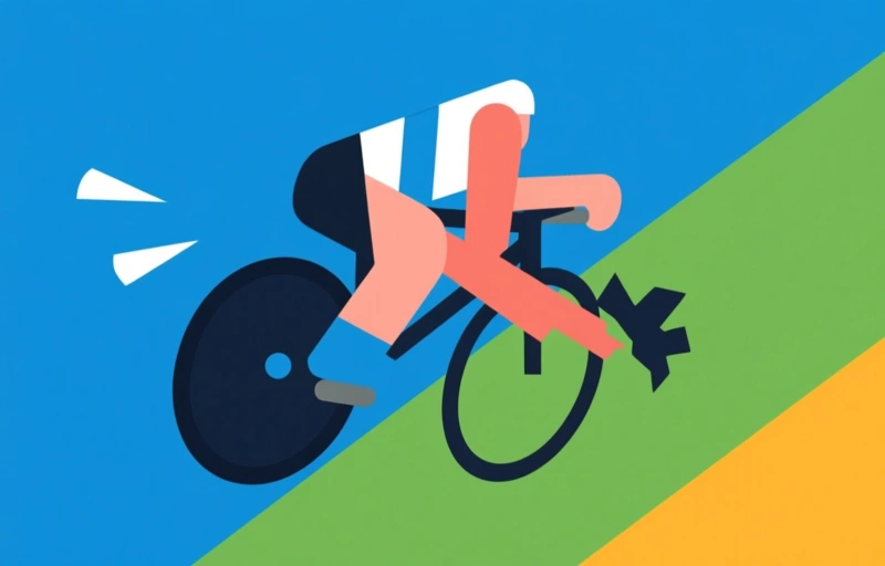 Twee oorzaken voor valpartijen in wielrennen