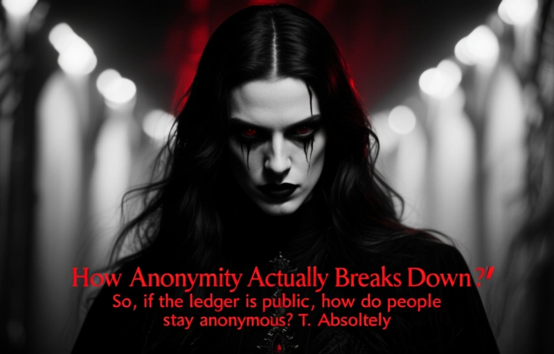 Visual representation of Bitcoin's Myth of Anonymity