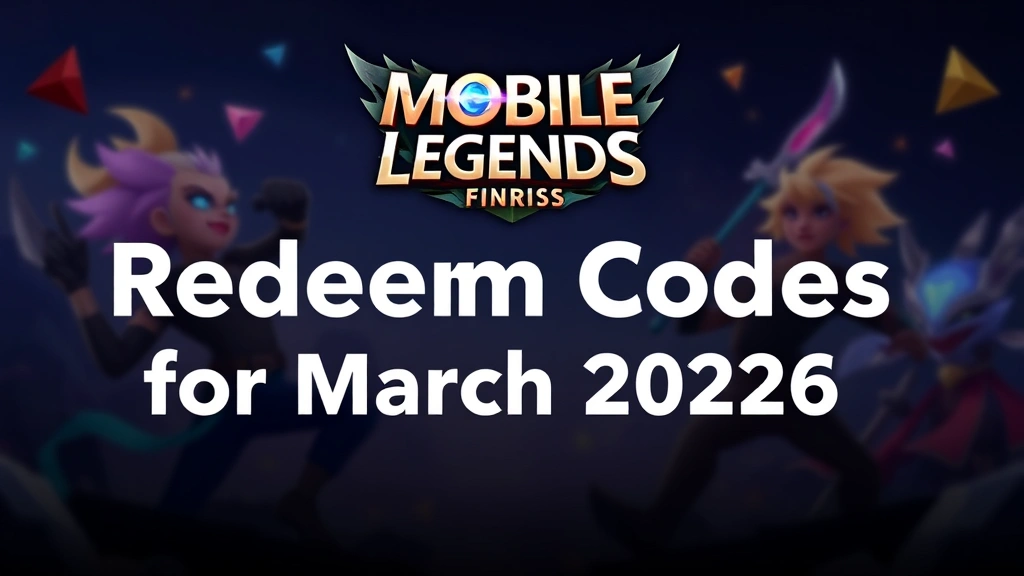 Mobile Legends Redeem Codes for March 2026